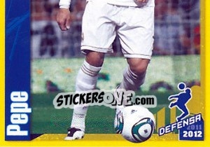 Sticker Pepe in action - Real Madrid 2011-2012 n. 56 - Panini