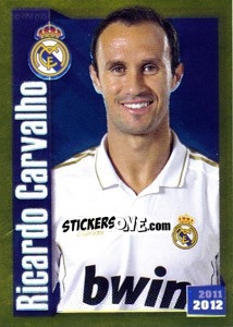 Cromo Ricardo Carvalho (Portrait) - Real Madrid 2011-2012 - Panini
