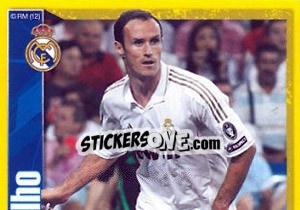 Sticker Ricardo Carvalho in action - Real Madrid 2011-2012 n. 61 - Panini