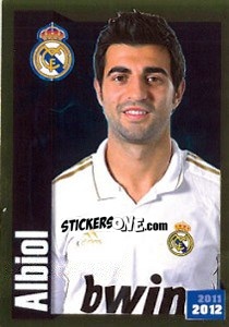Sticker Albiol (Portrait) - Real Madrid 2011-2012 - Panini