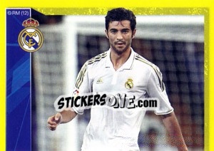 Cromo Albiol in action - Real Madrid 2011-2012 - Panini