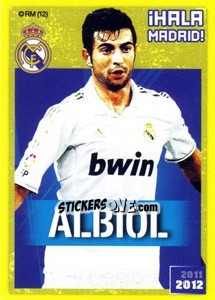 Sticker Albiol IHALA MADRID - Real Madrid 2011-2012 - Panini
