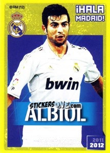 Sticker Albiol IHALA MADRID - Real Madrid 2011-2012 n. 70 - Panini