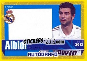 Sticker Albiol (Autografo) - Real Madrid 2011-2012 n. 71 - Panini