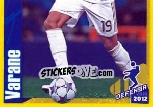 Cromo Varane in action - Real Madrid 2011-2012 - Panini