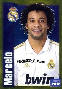 Cromo Marcelo (Portrait) - Real Madrid 2011-2012 - Panini