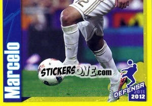 Figurina Marcelo in action - Real Madrid 2011-2012 - Panini
