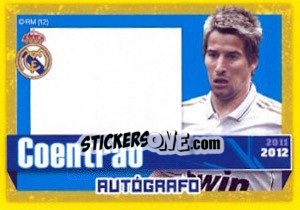 Sticker Coentrao (Autografo) - Real Madrid 2011-2012 - Panini