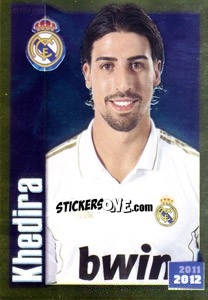 Sticker Khedira (Portrait) - Real Madrid 2011-2012 - Panini