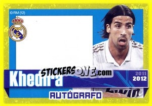 Figurina Khedira (Autografo) - Real Madrid 2011-2012 - Panini