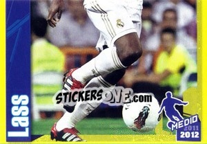 Cromo Lass in action - Real Madrid 2011-2012 - Panini