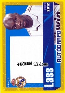 Sticker Lass (Autografo) - Real Madrid 2011-2012 n. 101 - Panini