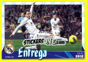 Sticker Entrega - Higuain - Real Madrid 2011-2012 n. 103 - Panini