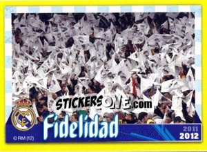 Sticker Fidelidad - Real Madrid 2011-2012 n. 105 - Panini