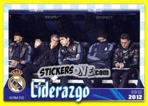 Figurina Liderazgo - Real Madrid 2011-2012 n. 106 - Panini