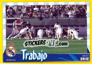 Cromo Trabajo - Real Madrid 2011-2012 - Panini