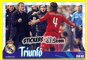 Sticker Triunfo - Real Madrid 2011-2012 n. 112 - Panini