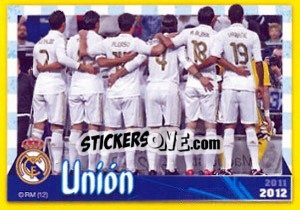 Figurina Union - Real Madrid 2011-2012 - Panini