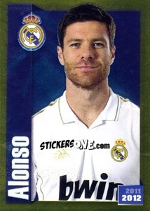 Sticker Alonso (Portrait) - Real Madrid 2011-2012 n. 114 - Panini