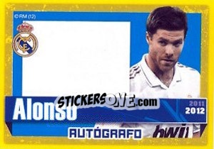 Sticker Alonso (Autografo) - Real Madrid 2011-2012 n. 119 - Panini