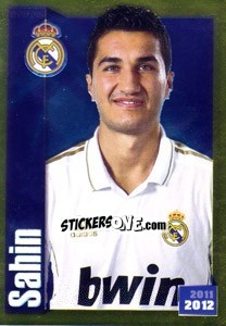 Sticker Sahin (Portrait) - Real Madrid 2011-2012 - Panini