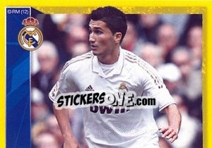 Cromo Sahin in action - Real Madrid 2011-2012 - Panini