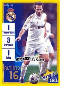 Sticker Altintop (Trayectoria) - Real Madrid 2011-2012 - Panini