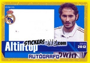 Sticker Altintop (Autografo) - Real Madrid 2011-2012 - Panini