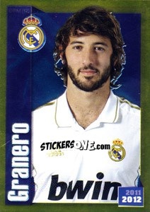 Sticker Granero (Portrait) - Real Madrid 2011-2012 - Panini