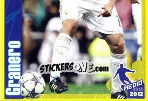 Figurina Granero in action - Real Madrid 2011-2012 - Panini
