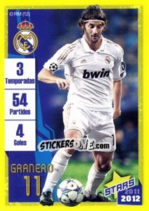 Cromo Granero (Trayectoria) - Real Madrid 2011-2012 - Panini