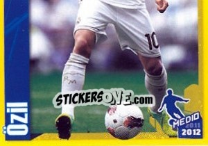 Cromo Ozil in action - Real Madrid 2011-2012 - Panini