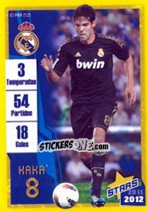 Figurina Kaka (Trayectoria) - Real Madrid 2011-2012 - Panini