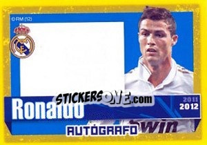 Sticker Ronaldo (Autografo) - Real Madrid 2011-2012 - Panini