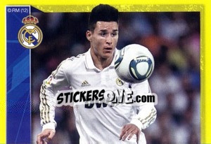 Cromo Callejon in action - Real Madrid 2011-2012 - Panini