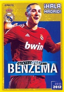 Sticker Benzema IHALA MADRID - Real Madrid 2011-2012 - Panini