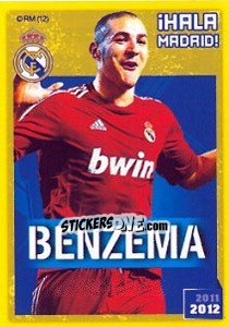 Sticker Benzema IHALA MADRID - Real Madrid 2011-2012 n. 172 - Panini