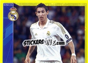 Figurina Di Maria in action - Real Madrid 2011-2012 - Panini