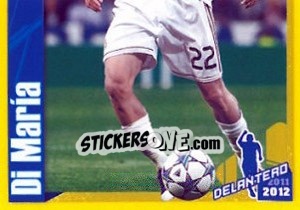 Figurina Di Maria in action - Real Madrid 2011-2012 - Panini