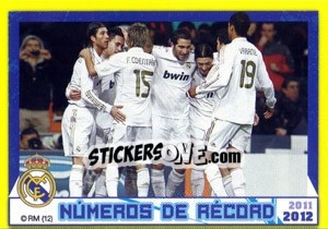 Sticker 1491 objetivo al comienzo de la temporada 11/12 - Real Madrid 2011-2012 - Panini
