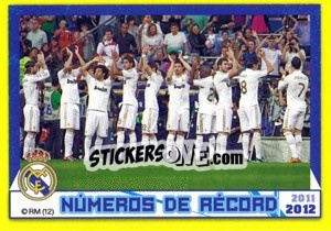 Sticker La primera vuelta - Real Madrid 2011-2012 n. 189 - Panini