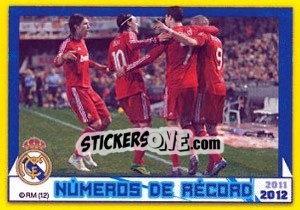 Cromo El Mejor En El Club Durante 43 Años - Real Madrid 2011-2012 - Panini