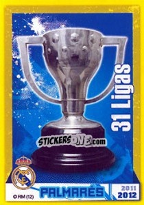 Sticker 31 Ligas - Real Madrid 2011-2012 n. 205 - Panini