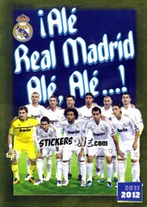 Sticker Ale Real Madrid Ale, Ale...! - Real Madrid 2011-2012 - Panini