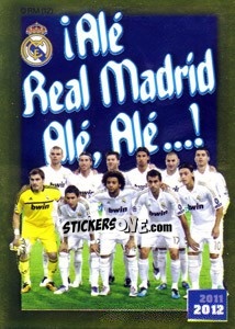 Sticker Ale Real Madrid Ale, Ale...! - Real Madrid 2011-2012 n. 206 - Panini