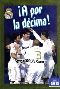 Sticker A por la decima! - Real Madrid 2011-2012 n. 208 - Panini