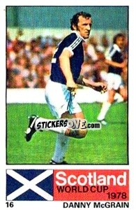 Sticker Danny McGrain - Scotland World Cup Argentina 1978
 n. 16 - Nabisco
