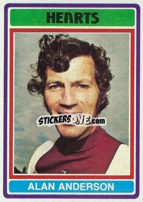 Sticker Alan Anderson - Scottish Footballers 1976-1977
 - Topps