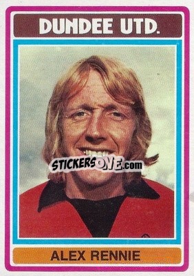 Cromo Alex Rennie - Scottish Footballers 1976-1977
 - Topps