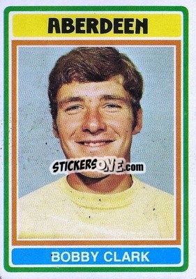 Cromo Bobby Clark - Scottish Footballers 1976-1977
 - Topps